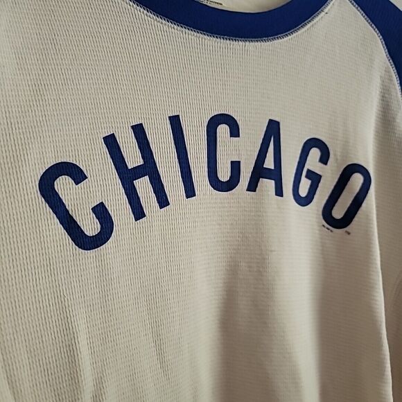 Nike Chicago Cubs Cooperston Collection Waffle Baseball Long Sleeve Shirt Mens L - Picture 4 of 13